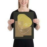 Odette Abstract Shape and Line Minimal Modern Art Matte Poster, Poster, $ 33.00, A Moment Of Now™